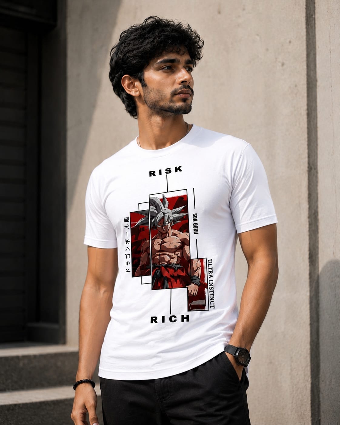 Ultra Instinct Graphic T-Shirt – White Edition