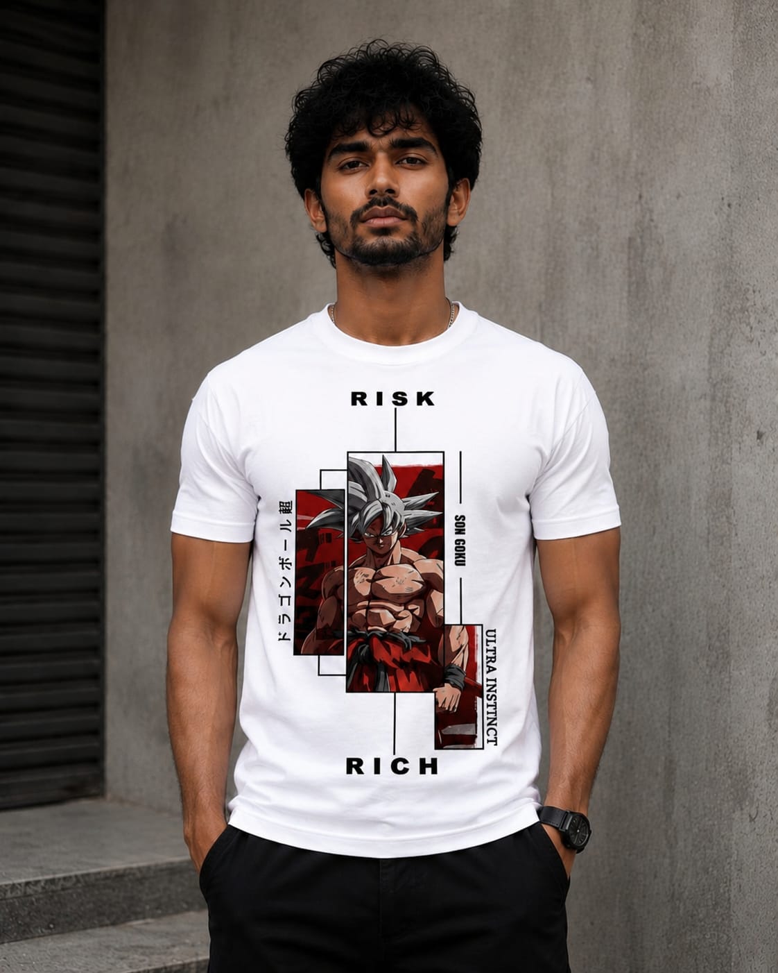 Ultra Instinct Graphic T-Shirt – White Edition