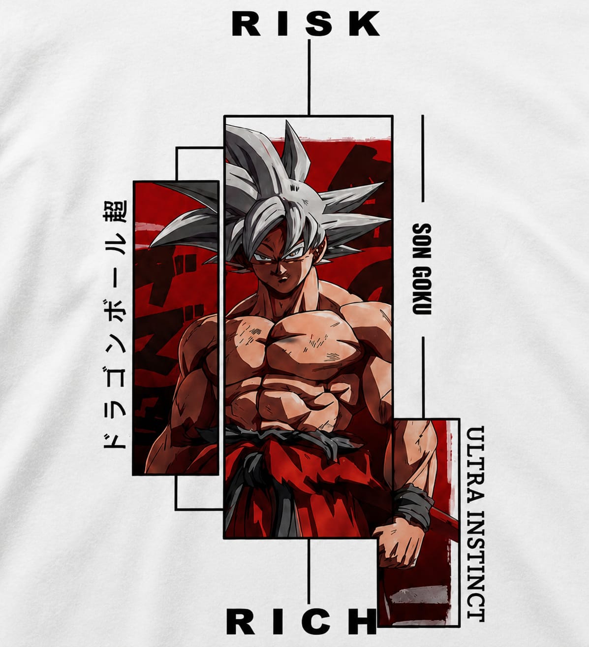 Ultra Instinct Graphic T-Shirt – White Edition