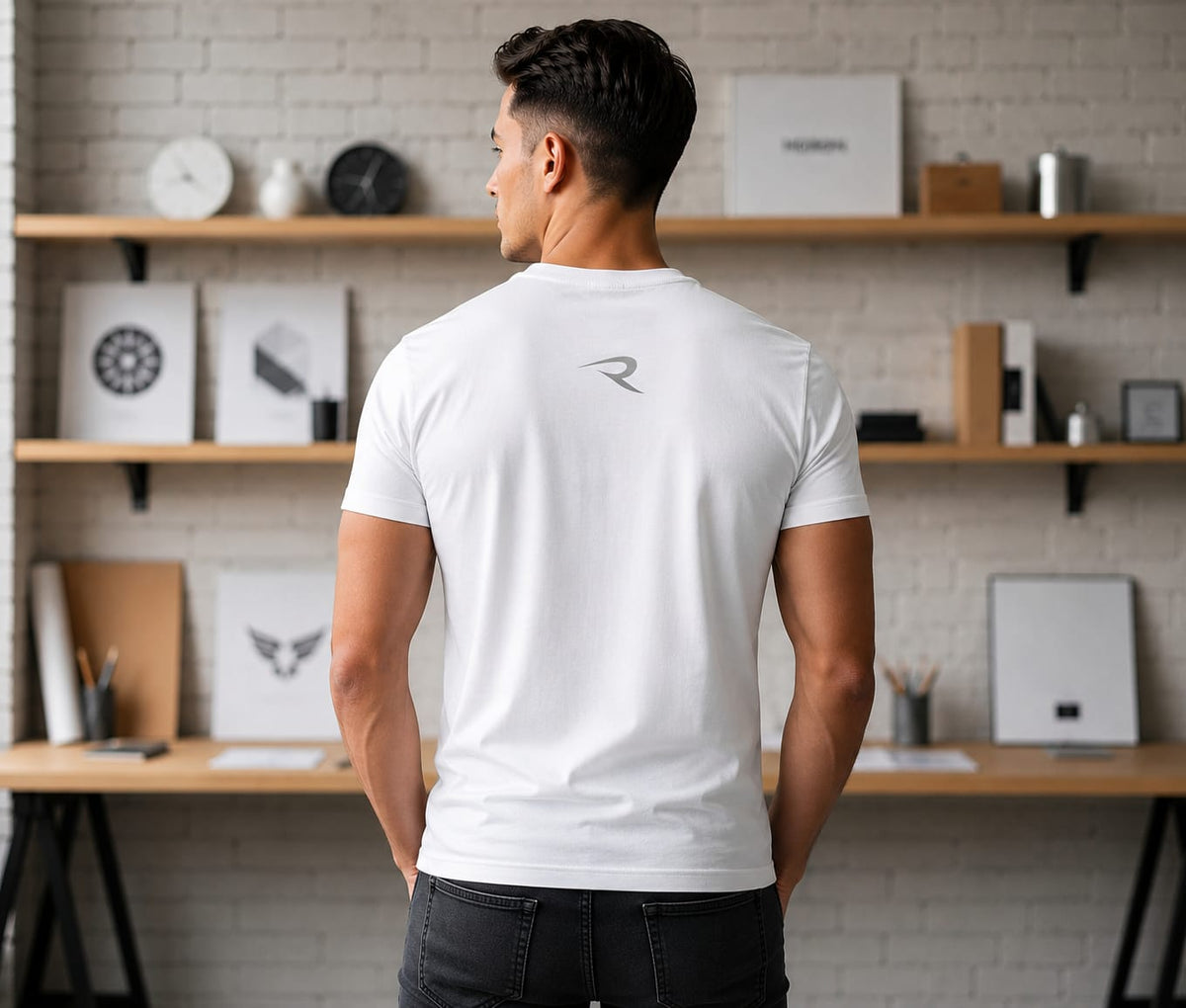 Start From Zero White Graphic T-Shirt